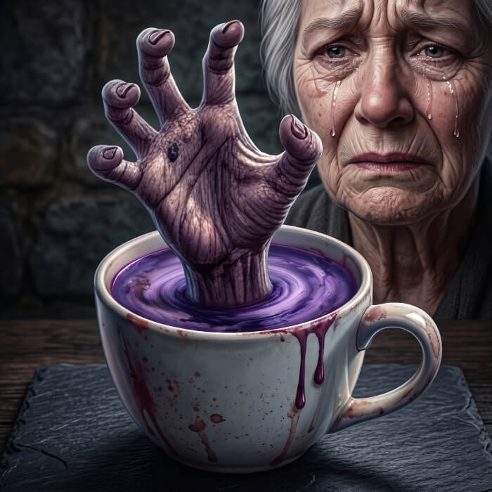 Every Morning, The Same Cup - Psychological Supernatural Mystery Story Cover Art